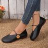 2024 Hot-selling Comfortable Solid Color Flat Shoes, Comfortable and Versatile Beach Casual Lightweight Round-toe Women's Shoes