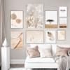 Autumn Plant Beige Feather Landscape Canvas Poster Painting Wall Print Painting Art Cafe Bar Living Room Bedroom Decoration