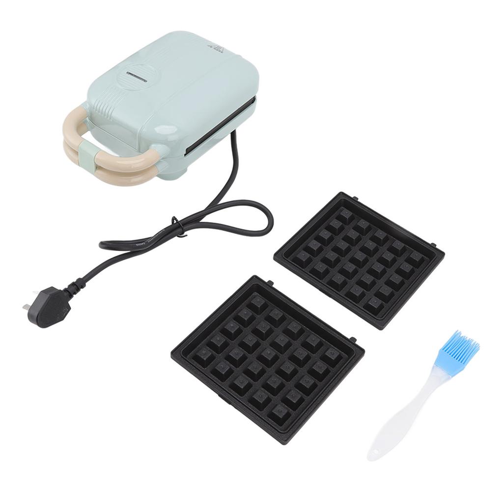 Waffle Maker 2 In 1 Multifunctional Home Breakfast Machine with Removable Plates for Kitchen Use