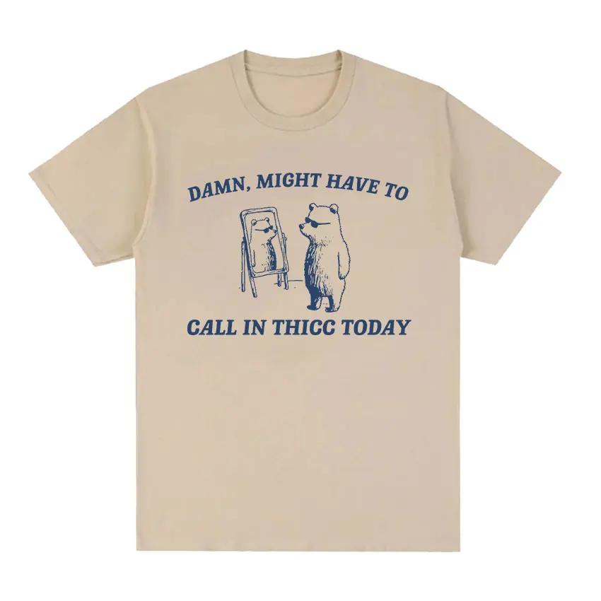 My Tummy Hurts Funny Raccoon Graphic T Shirt Weird Meme Men Women Tops T-shirts Fashion Harajuku Casual Cotton Oversized T-shirt