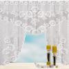 Europe and The United States Lace C-type Lace Kitchen Curtain White Small Door Curtain