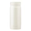 IRIS OHYAMA Water Mug Screw Vacuum Keeps for 6 Holds Stainless Pale White Bottle, Bottle, 350ml, Easy-to-drink Spout, Easy-to-clean Design,