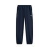 Li Ning Sports Lifestyle Series Simple Solid Color Mid Waist Breathable Versatile Jogger Knit Pants Men Pants Deep-Navy-Blue AKLV255-3