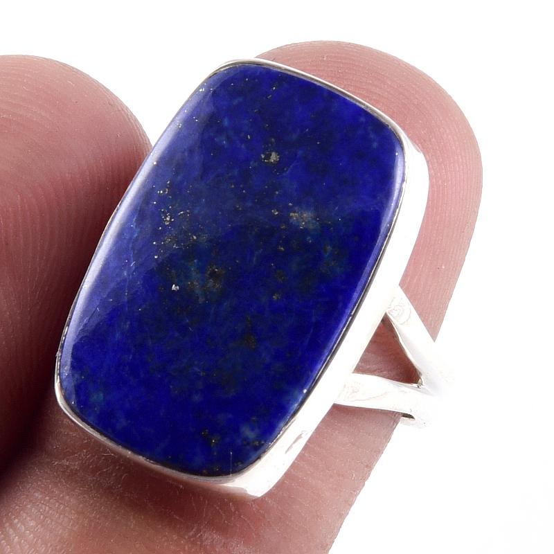 Natural Lapis Lazuli Gemstone Handmade 925 Sterling Silver Gift Ring S.7.5 P9d19