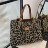 Leopard Design Fashion Underarm Bags Women Versatile Large Capacity Shoulder Bags Female Shopper Tote Bags Handbags