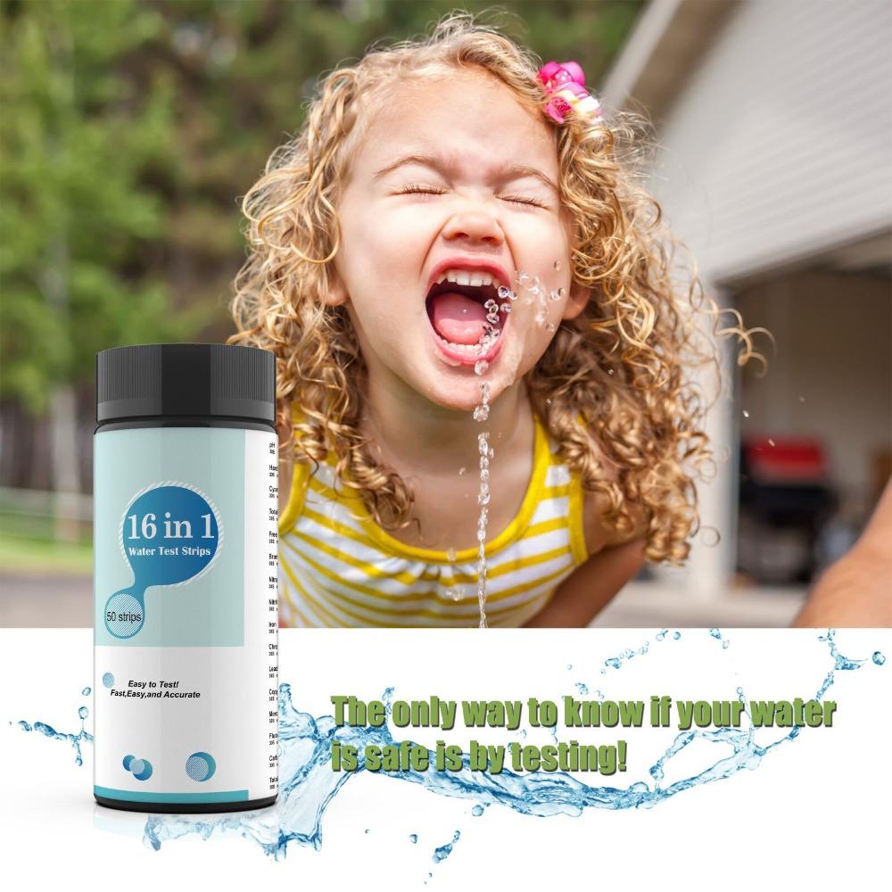16 в 1 Домашний тест качества воды Многофункциональный премиум-набор для тестирования питьевой воды Нитрит