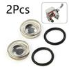 18mm Sight Glass Len & Rubber Gasket Front Motorcycle