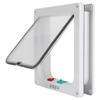 Cat Lock Security Flap Door Cat Flip Door Plastic Small Pet Gate Household Pet SuppliesWhite M
