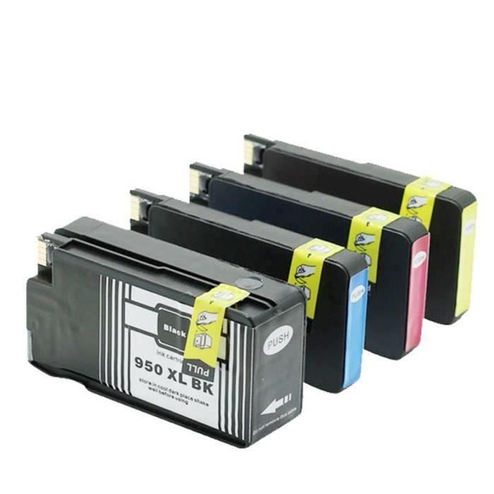 4 Pcs Compatible HP 950XL 951XL Ink Cartridges for HP Office Jet PRO 8610 8600 8620 8100 251dw 8630 8625 8615