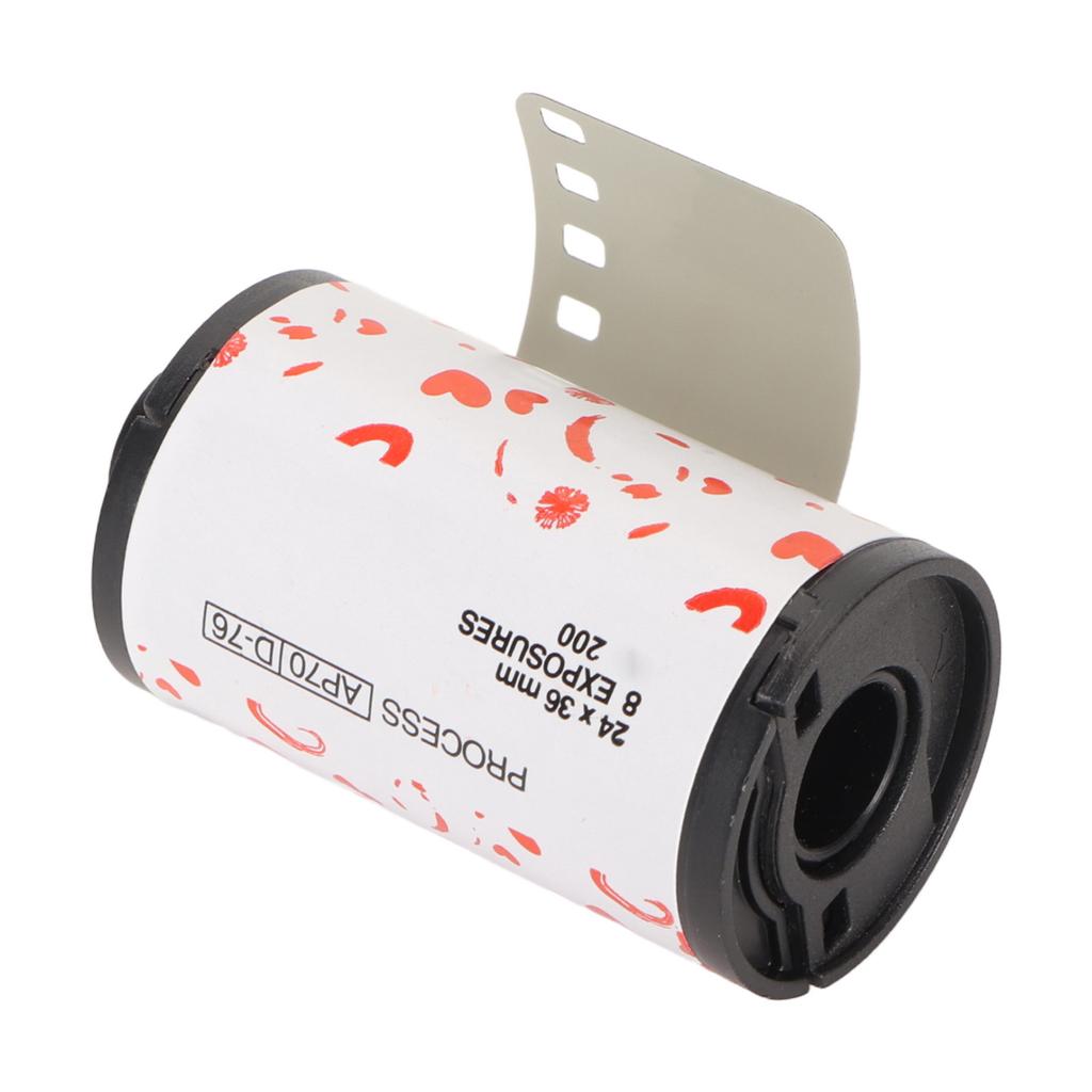 8 Sheet 35mm Black and White Film ISO 200 High Definition Wide Exposure Latitude Camera Film for