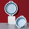 Laundry Basin Large Capacity Plastic Hanging Hole Outdoor Camping Portable Folding Wash Basin Household Supplies