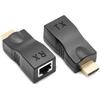 HDMI Extender with Single Network Cable, High-Definition, 30m Signal Amplifier, Category 6 Transmitter