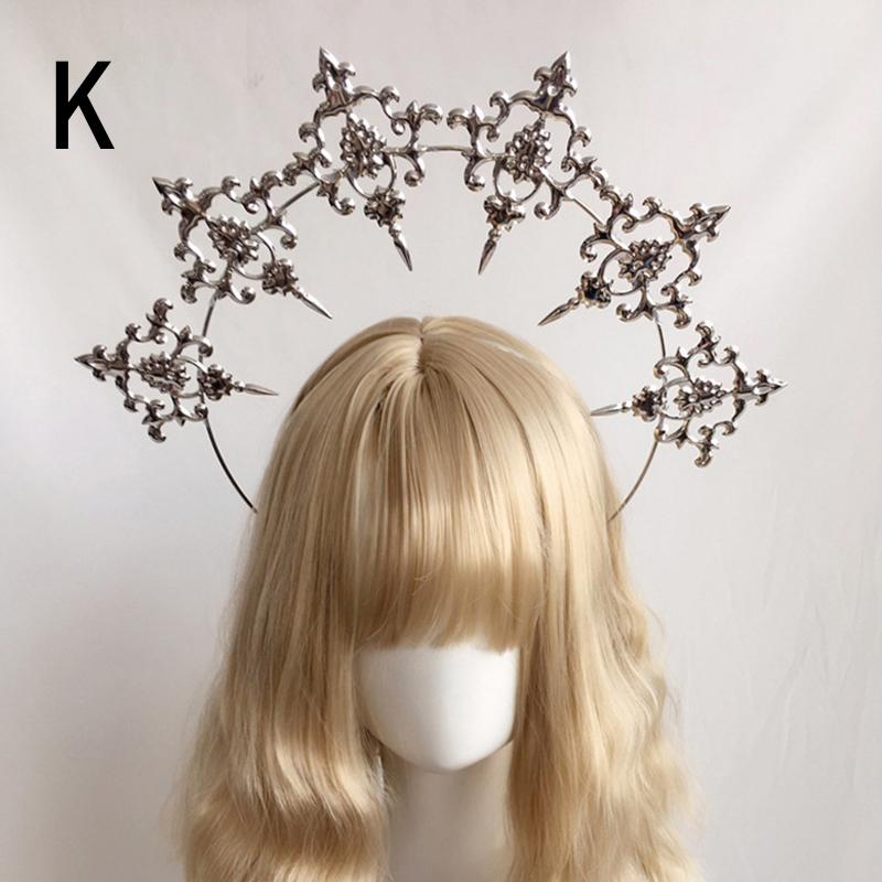 1 комплект Halo Crown Angel Feather Wings головной убор Halo Goddess головной убор KC головной убор аксессуары для головных уборов Готическая Лолита