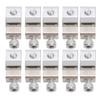 10 Pcs Standard Solar Grounding Lugs Solar Panel Ground Wire Clamps Solar Module Bracket