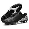 35-45 Men's Low-top Football Shoes Outdoor Long-nailed Blue &White Porcelain Sports Football Boots Large Size Youth Sports Children's Football Boot