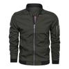 Spring And Autumn Youth Men's Stand Collar Zipper Casual Jacket Men's Coat