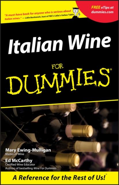 The Italian Wine For Dummies Book