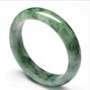 Gift for Women Men Wedding Charm Jewelry Green Jade Bracelet Natural Stone Bangle Emeral Jewelry