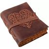 Leather Journal for Heart Handmade Leather Bound Writing Notebook Deckle Edge