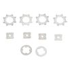 10 PCS Differential Gasket for ARRMA 6S Mojave 17 for Kraton 18 RC Car Replacement Differential