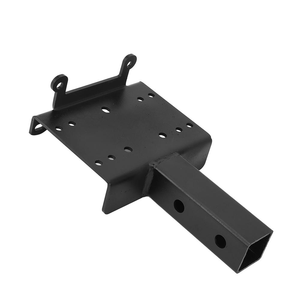 Universal Trailer Hitch Winch Mounting Plate with 2inch Receiver Winch Bracket Winch Mounting Plate for ATVs UTVs Lawn