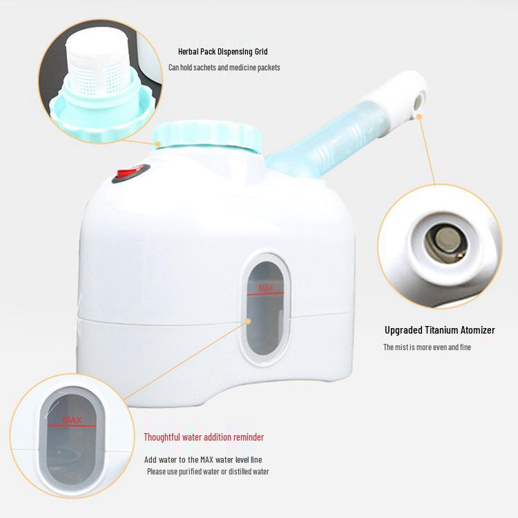 Taidong Small Herbal Facial Steamer for Hydration and Eye Soothing