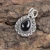Black Tourmaline Pendant Gemstone Jewelry, 925 Solid Sterling Silver Pendant Necklace, Handmade Silver Chain Pendant Jewelry