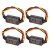 4PCS DC9?26V LED Brake Light Flasher Strobe Controller 16 Modes Adjustable for Car Motorcycle