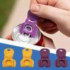 12pcs Color Beverage Can Opener With Protective Cover Plastic Tab Can Openers Reusable Easy Can Opener Kitchen Tool