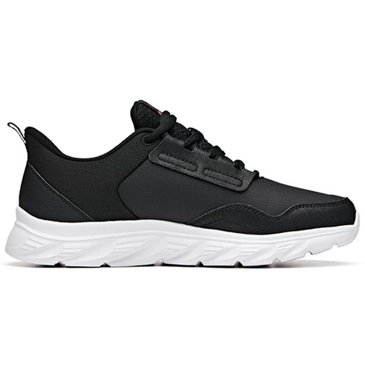 Anta Comfortable Shock Absorbing Non-Slip Wear-Resistant Waterproof Low-Top Running Shoes Women Sneaker Black 922045524-1