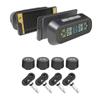 Solar TPMS Car Tire Pressure Alarm Digital Color Display with 8 Sensors Waterproofs For Cars Tire Air Pressure Temperature Gauge
