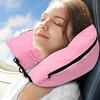 Stuffable Travel Pillow Zipper Design Adjustable Size Travel Essentials Multifunctional Neck Support Pillow Sleeping Rest Cushion