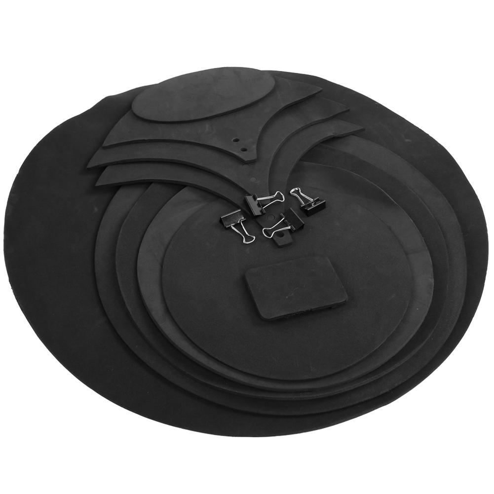 14 Pcs Drum Practice Pad EBR Material Drum Mute Practicing Pad for Player
