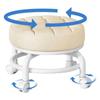 Rotating Pedicure Spa Beauty Salon with Wheels Stool Living Room Change Shoes Low Stools Beauty Seat Chair Furniture