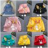 Boys and Girls Fall Jacket Spring and Autumn Section of The Children's Fall Thin Jacket Small Baby Cartoon Hooded Tops