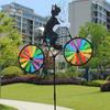 Cartoon Modelling Bicycle Wind Spinners Three-dimensional Cartoon Garden Yard Decoration Outdoor