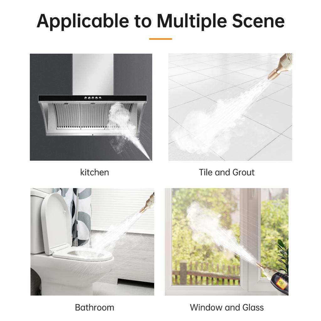 Multifunctional High Pressure Steam Cleaner Portable Handheld 3500W High Temperature Steam Cleaning