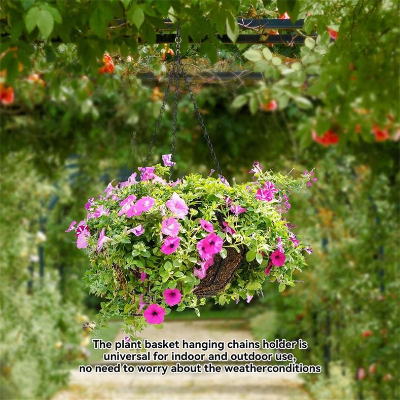 Garden Plant Long Hanging Chains Multifunctional Flower Pot Hanger Replacement for Planters and Lanterns