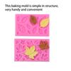 Leaves Silicone Mold Prop Ple Bakeware Tools Chocolate Sugarcraft Baking Molds Decorating Tool Dessert Mould