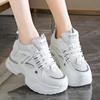 Fashion Fashion Women's White Platform Sneakers Breathable Mesh Running Shoes for Women Thick Bottom Non Slip Casual Sports Shoes Ladies