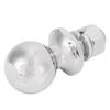 Steel + Chrome Hitch Ball, Hitch Ball Kit 1-7/8" Diameter Chrome Hex Nut Hitch