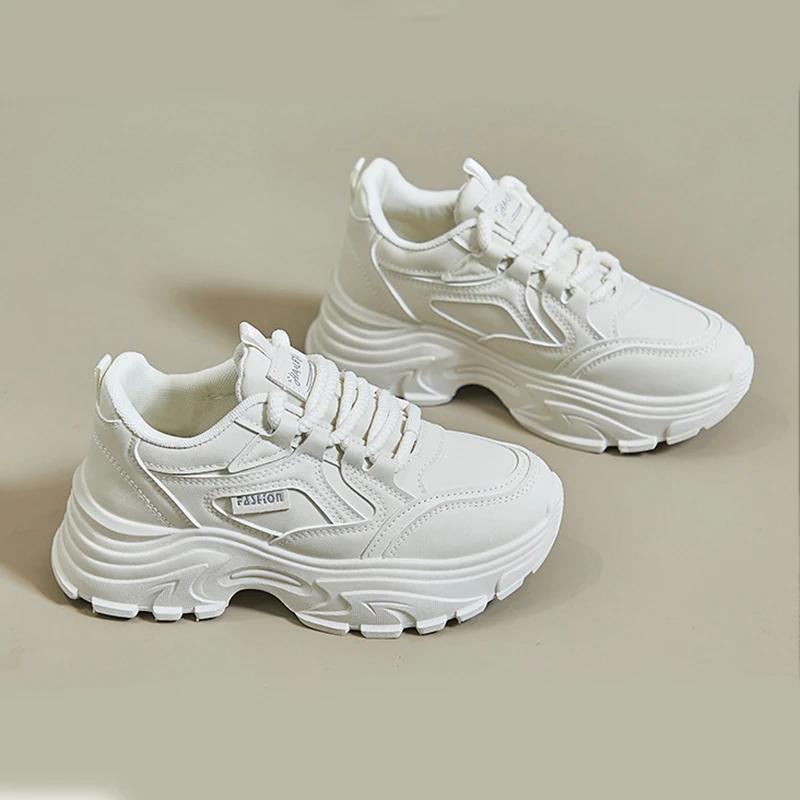 Fashion Sneakers for Women 2025 Designer Platform Casual Sports Running Shoes Female Students Match Color Fashion Sneaker Chunky Mujer