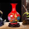 Chinese Style Ceramics Vase Jingdezhen Black Porcelain Crystal Glaze Flower Vase Home Decoration Accessories Handmade Vases