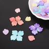 10pcs Acrylic Imitation Shell Peony Petals Pendant Charm For Jewelry Making Antique Accessories