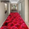 3D Aisle Corridor Long Runners Floor Mats Luxury Rugs Living Room Decoration Home Carpets for Bedroom Villa Entryway Hall Runner