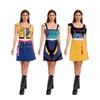Korean Group POP Stage Performance Suit Women Super Star Halloween Cosplay Costume Role Playing Top Skirt Set