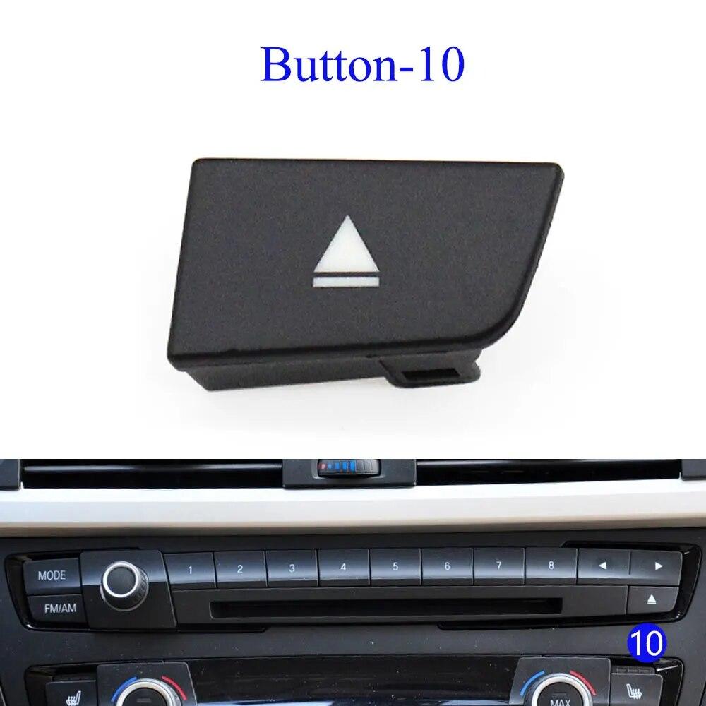 Dashboard Console Air Conditioning AC Vent CD Player Control Cap AC Button Key Replacement For BMW F20 F21 F22 F30 F35 F34 F36