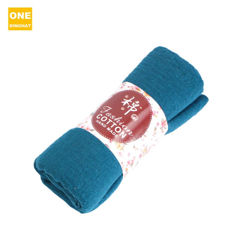 Breathable Cotton And Linen Headscarf, Seersucker Scarf, Ethnic Style Headscarf, Headscarf And Cap Jdwj-32