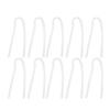 10Pcs Hearing Aid Tube R Type Replacement BTE Earmold Hearing Aid Tubes for Most Hearing Aids