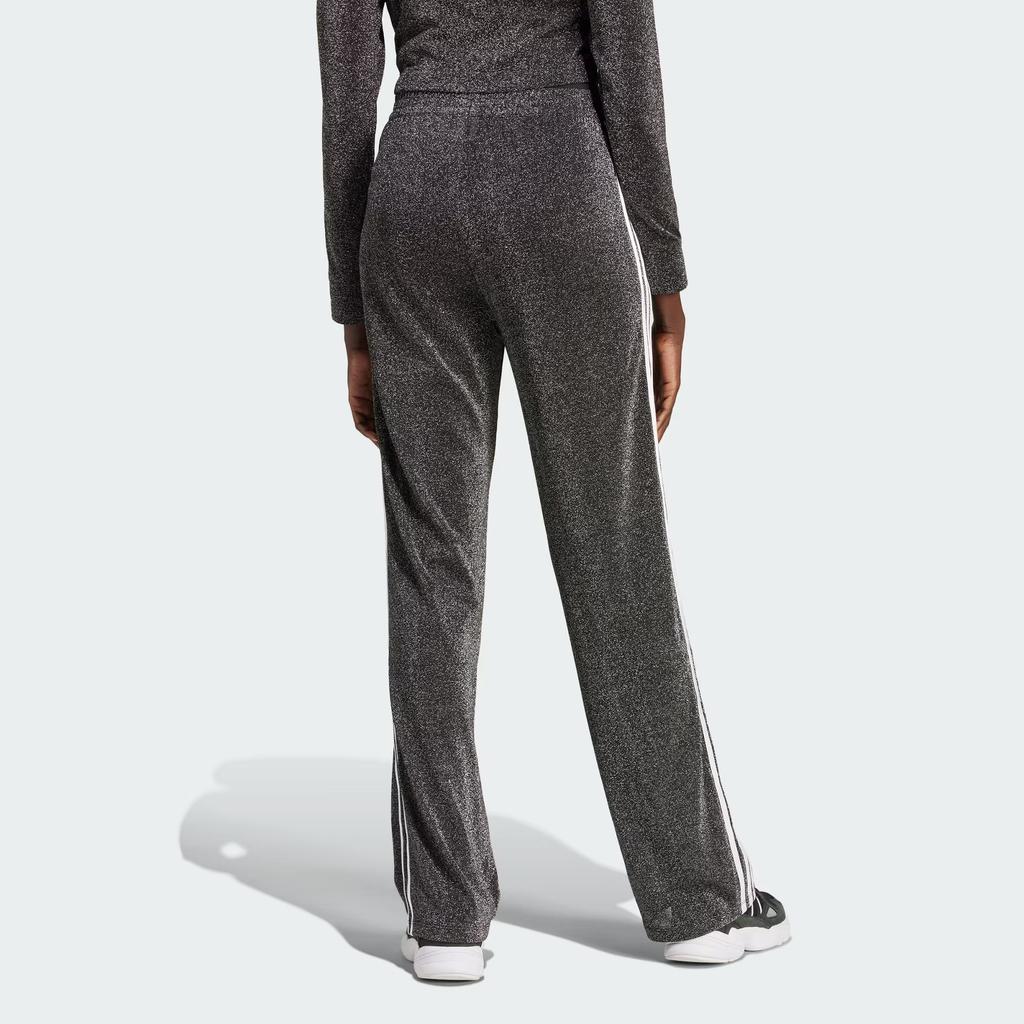 Adidas Originals Premium Montreal Track Pants With Three-Stripe Contrast Shimmer Detail And Shorts Lining Knit Joggers Women Bottoms Black IY3481